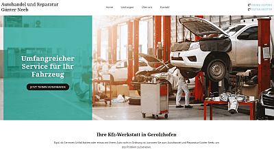 Homepage Basic Referenz Autowerkstatt Neeb